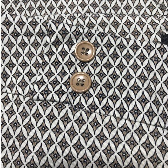 Rekucci Medallion Stretch Capri Pants 14P - Picture 7 of 7